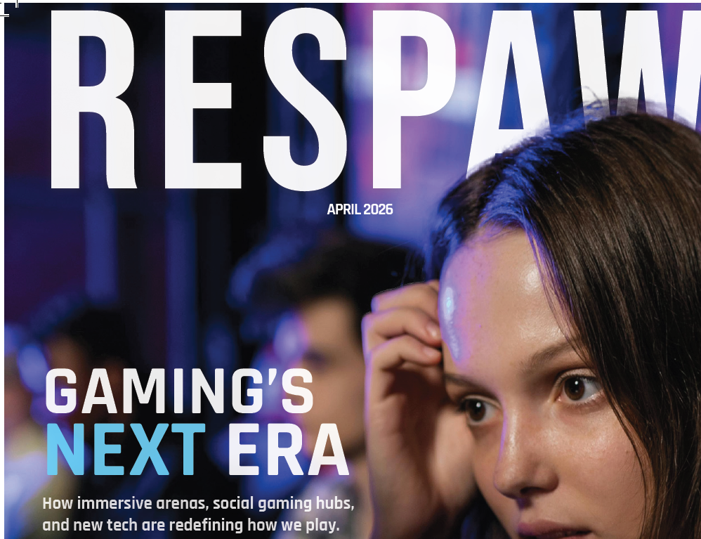 Respawn Magazine Layout typography and detail view